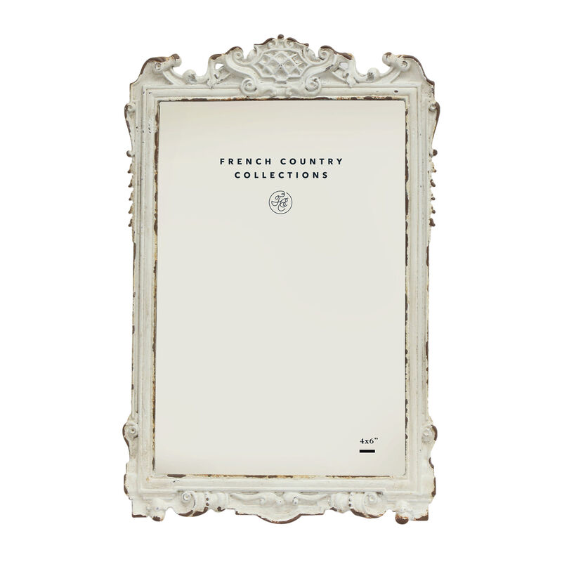 French Country Brocante Filigree Top Photo Frame 4x6" image number 0